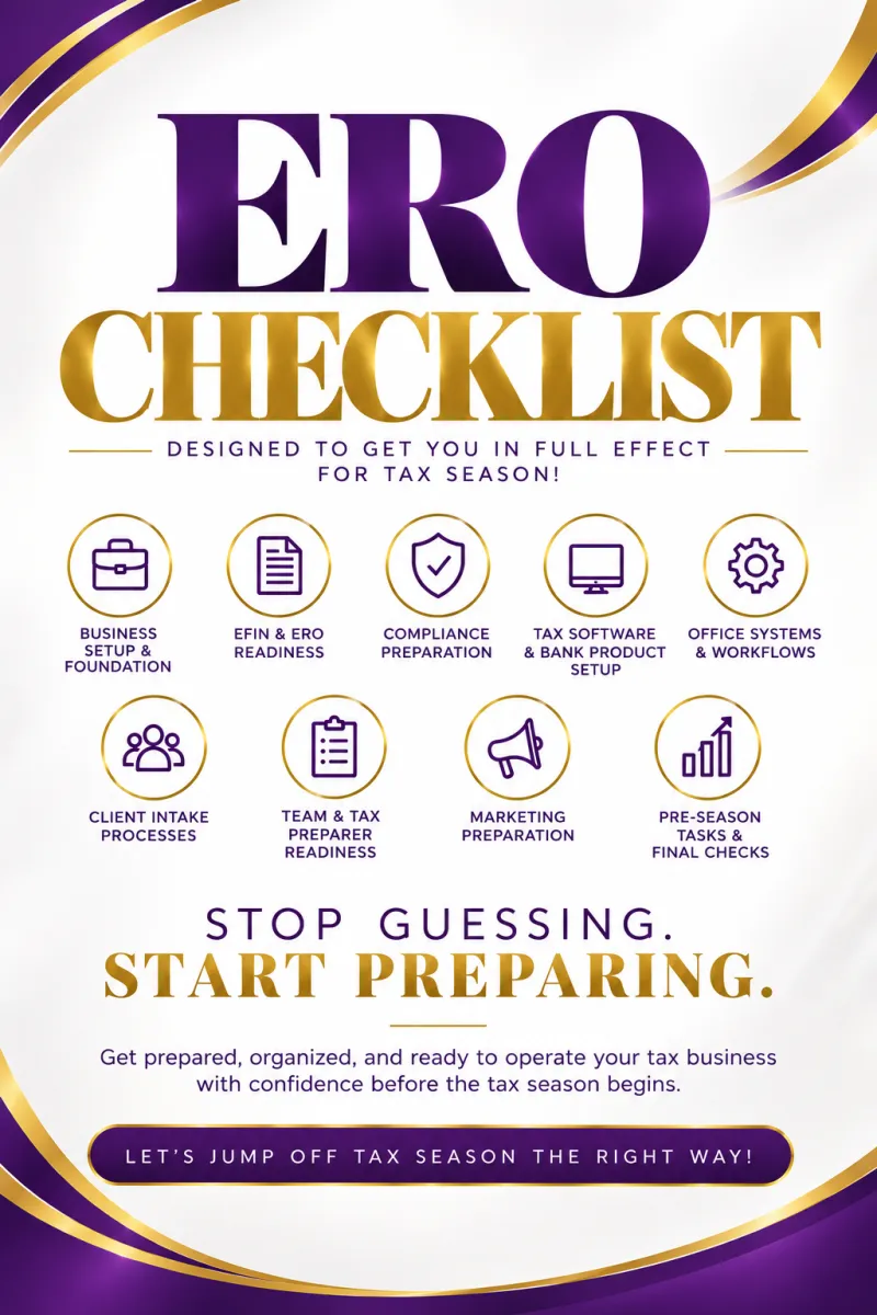 ERO Tax Season Readiness Checklist