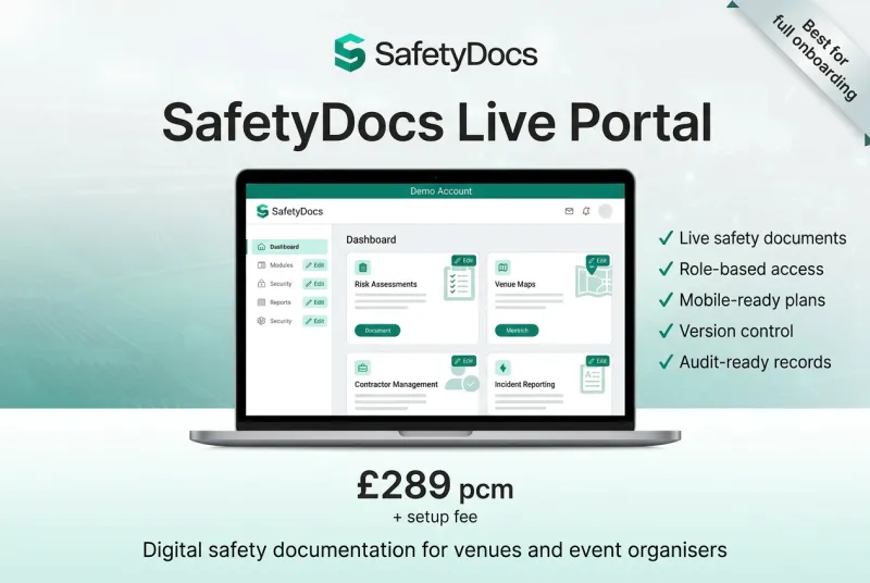 SafetyDocs App with setup