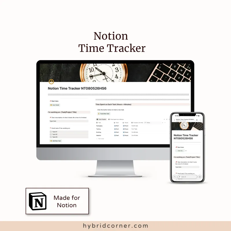 Notion Time Tracker 