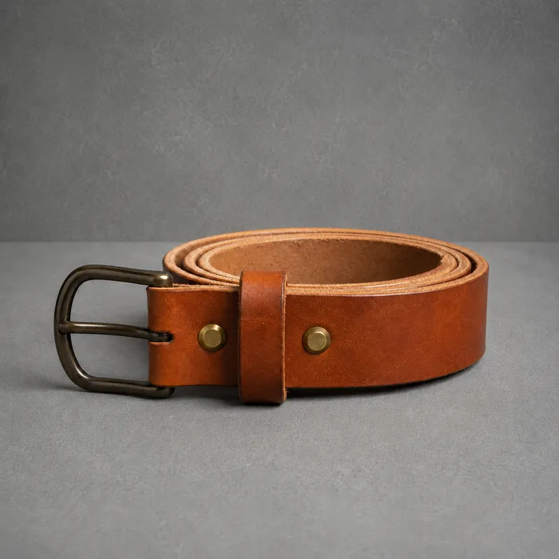 Custom Harness Leather Belt