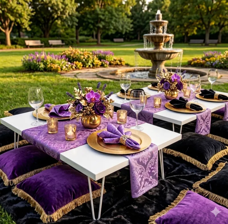 🌸Romantic Picnic Setup for Two