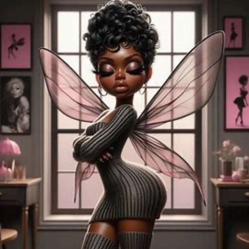  ✨ African American Jazzy Fairies PNG Bundle
