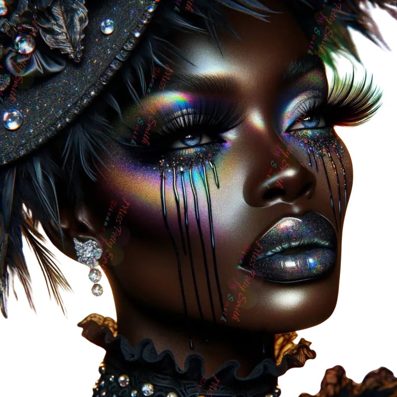  💖🌸 Beautiful Female Abstract Art with a Hint of Mystic Mini PNG Bundle 