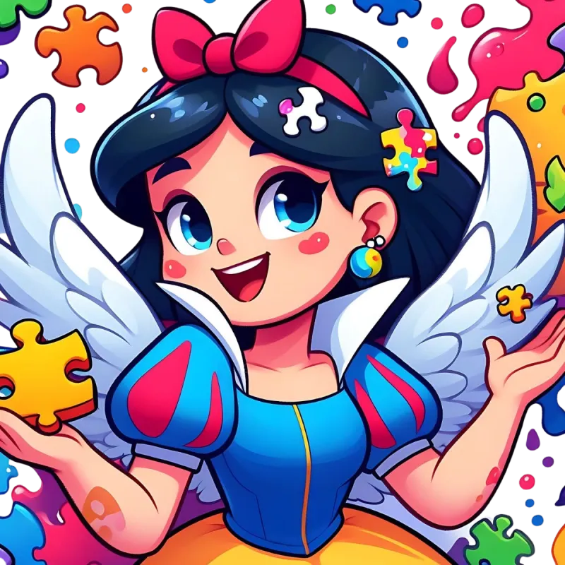 Autism Princess PNG Bundle