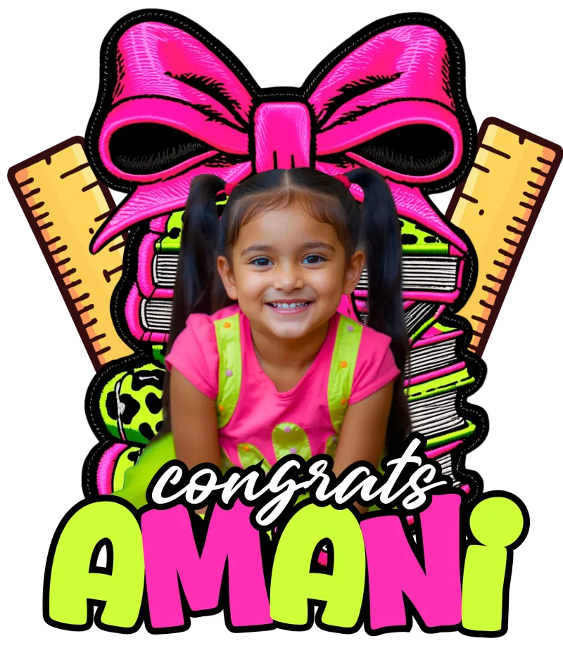 Kid's GRAD FAN Template 