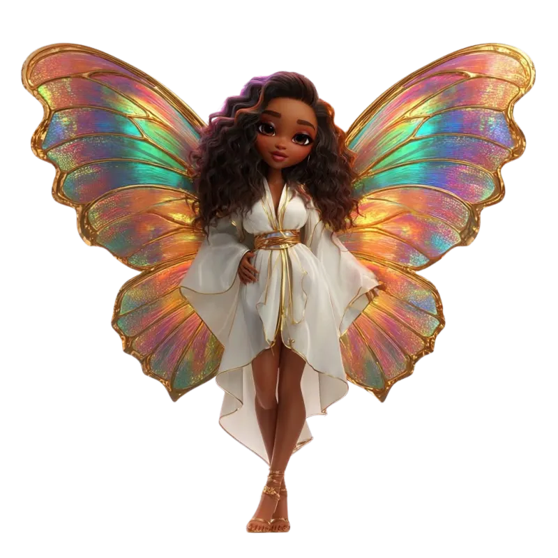 Black Girl Butterfly PNGS