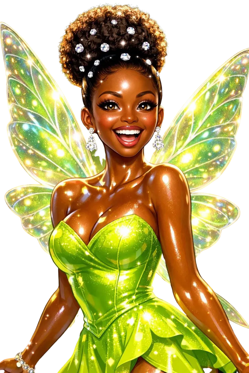 Black Girl Urban Fairy JPG