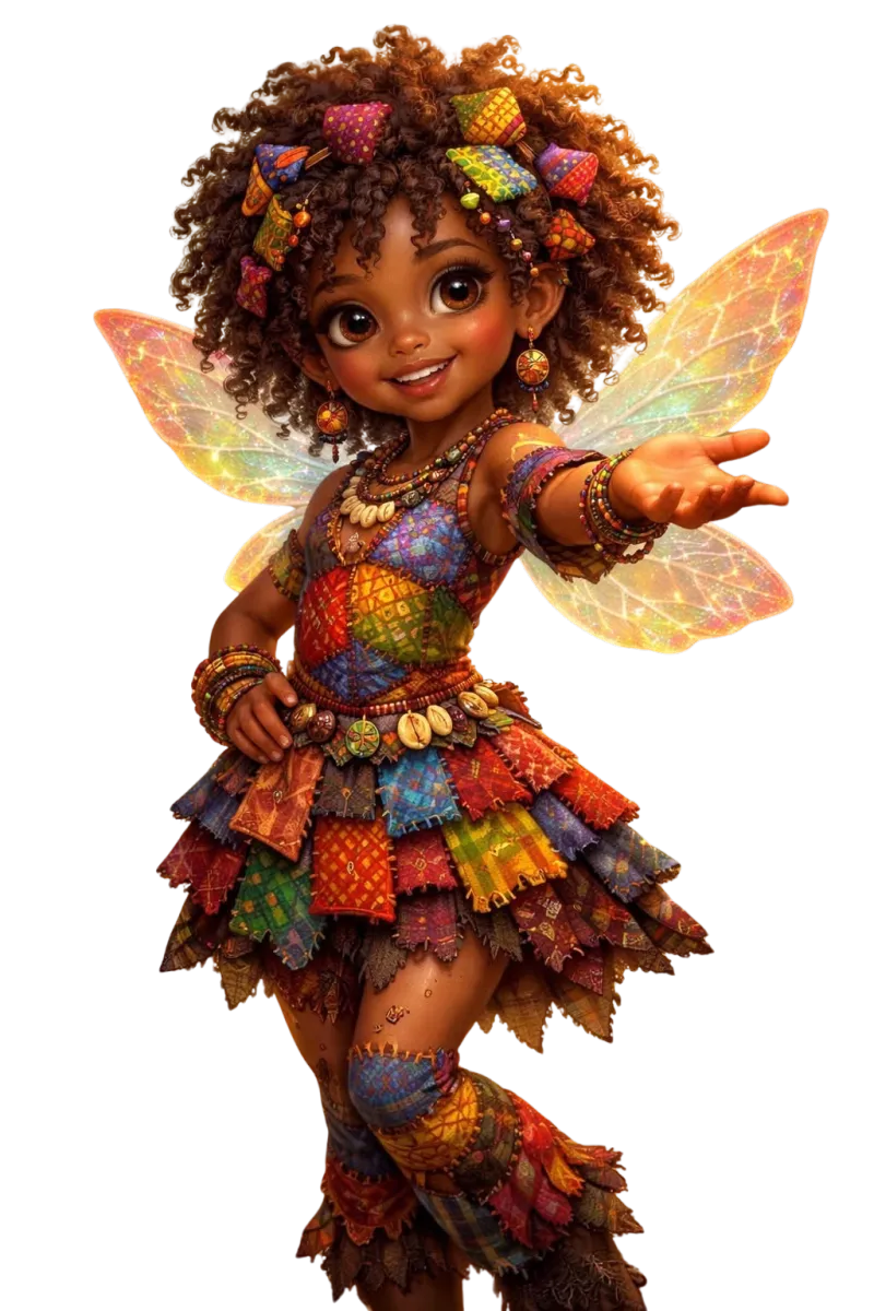 Black Girl Urban Fairy JPG