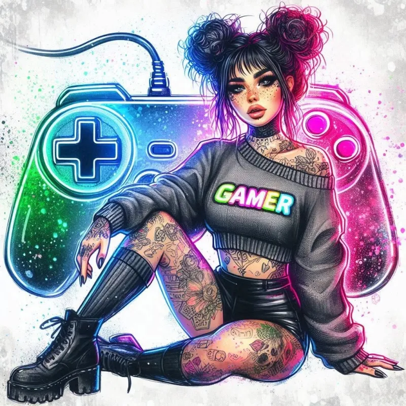  🎮 Gaming Is My Happy Place PNG