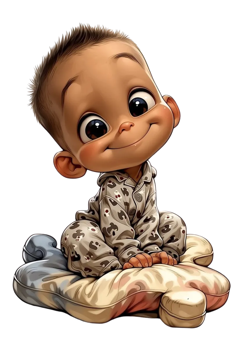 Adorable Cute Kiddo PNG 