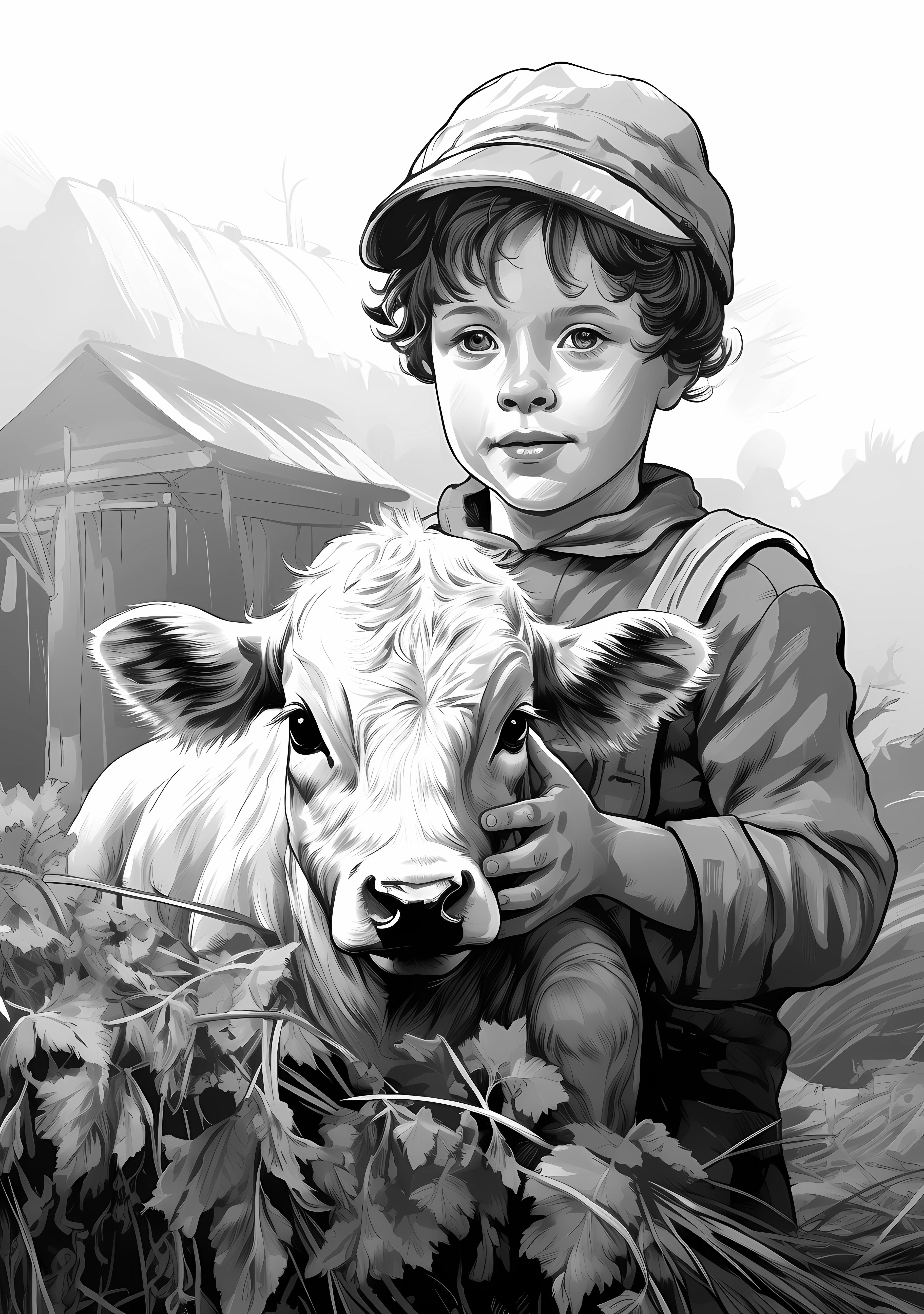 Farm Coloring Pages