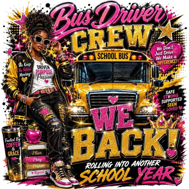 Bus Driver Crew PNG 