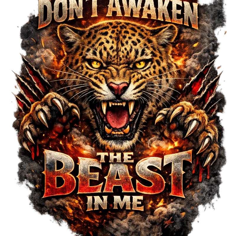 Don't Awaken the Beast in Me PNG