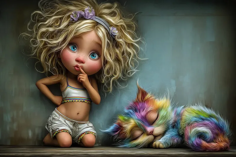 Adorable Cute Kiddo PNG