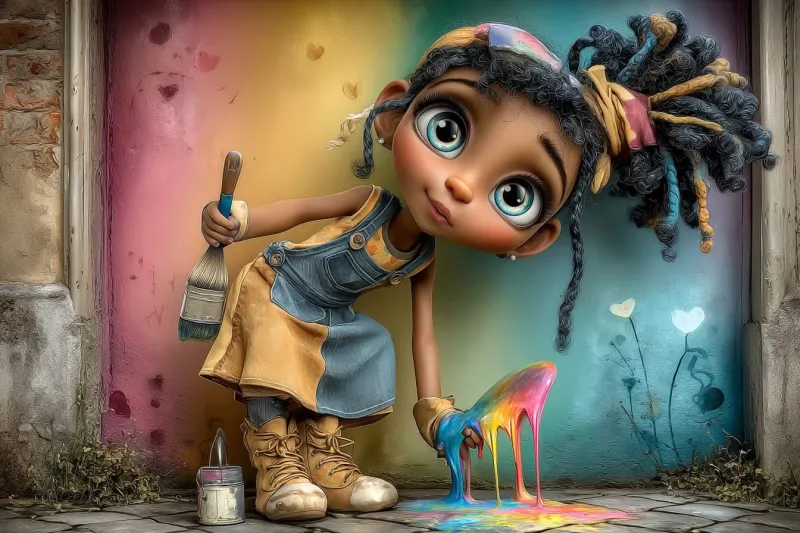 Adorable Cute Kiddo PNG