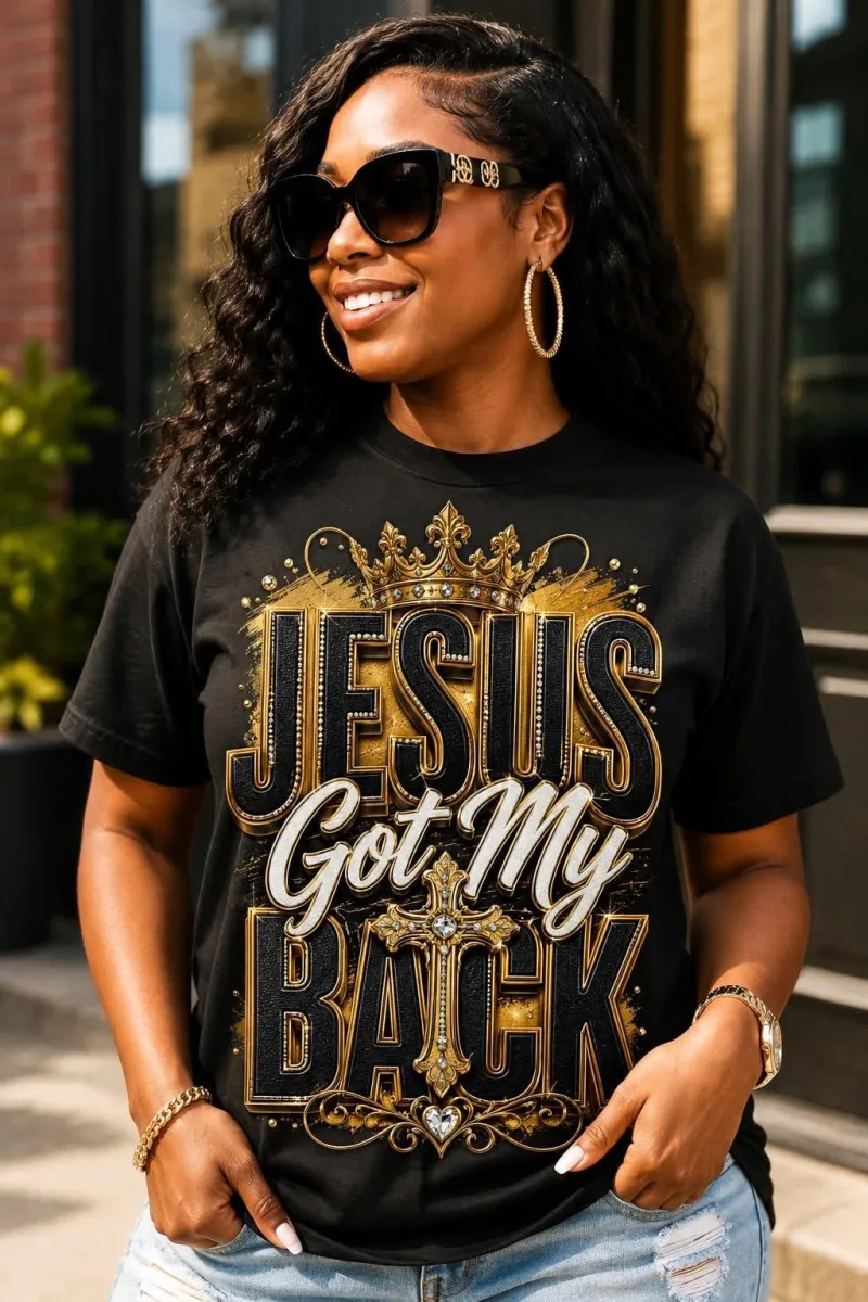  ✝️ Jesus Got My Back PNG