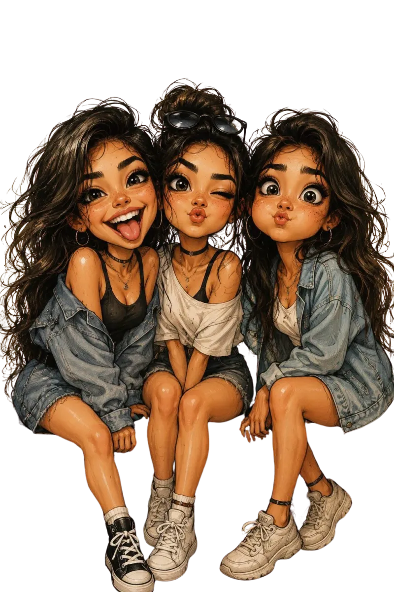 BESTIES Friends PNG 