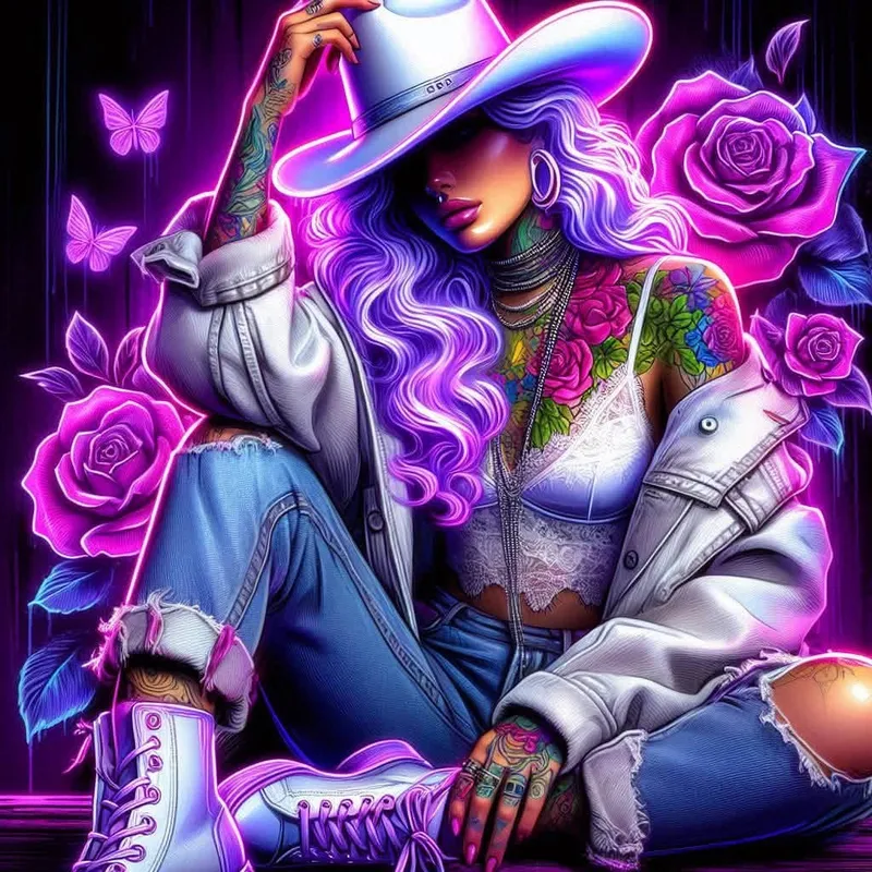 BEAUTIFUL & VIBRANT WHITE WOMAN PNG 