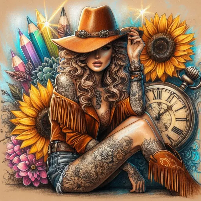 BEAUTIFUL & VIBRANT WHITE WOMAN PNG 