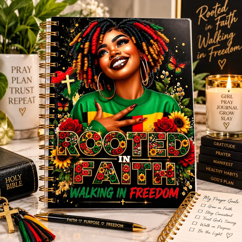  Rooted In Faith Walking In Freedom Journal Cover