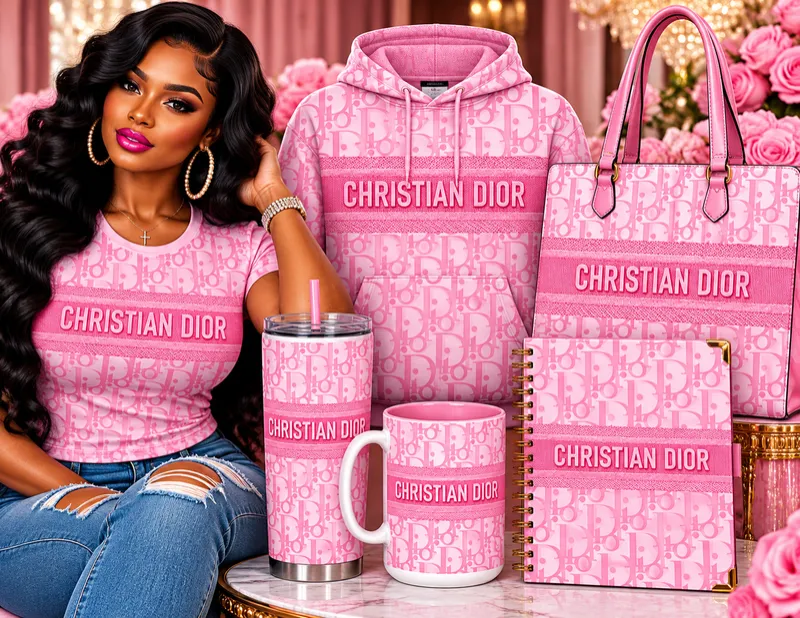  Pink Luxury Glam 20oz Skinny Tumbler Wrap 💕✨