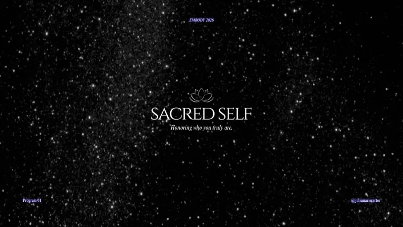 Sacred Self Program 2026