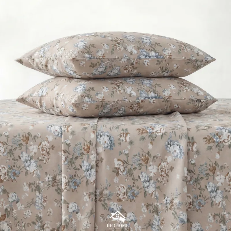Sabanas Premium estampada FLORAL TOSCANA