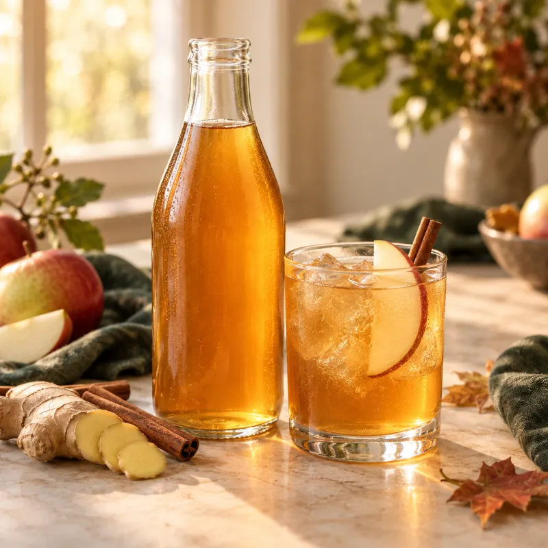 Spiced Apple Ginger Refresher