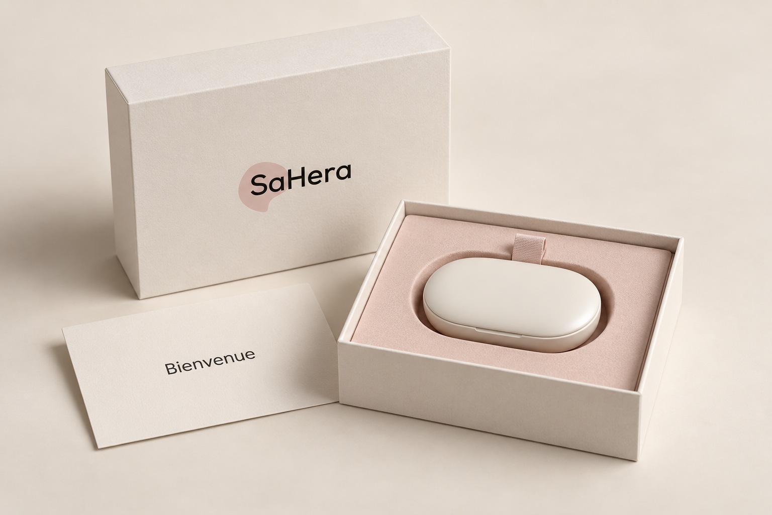 Coffret de présentation SaHera et étui de rangement