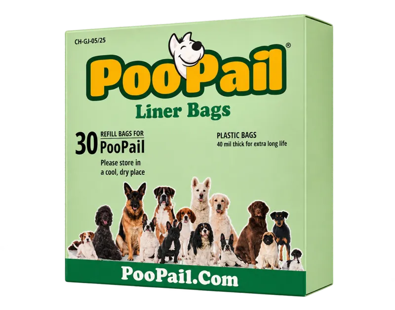 PooPail Liner Bags (Plastic)