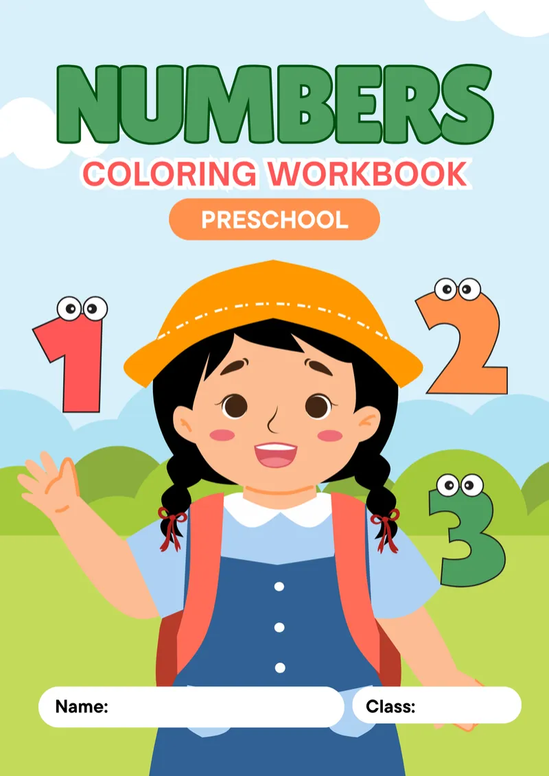 123 Numbers & Coloring Book