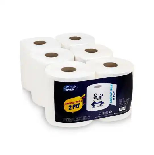 TUMUH MAXI ROLL 500 G 2 PLY TWIN PACK 2*6