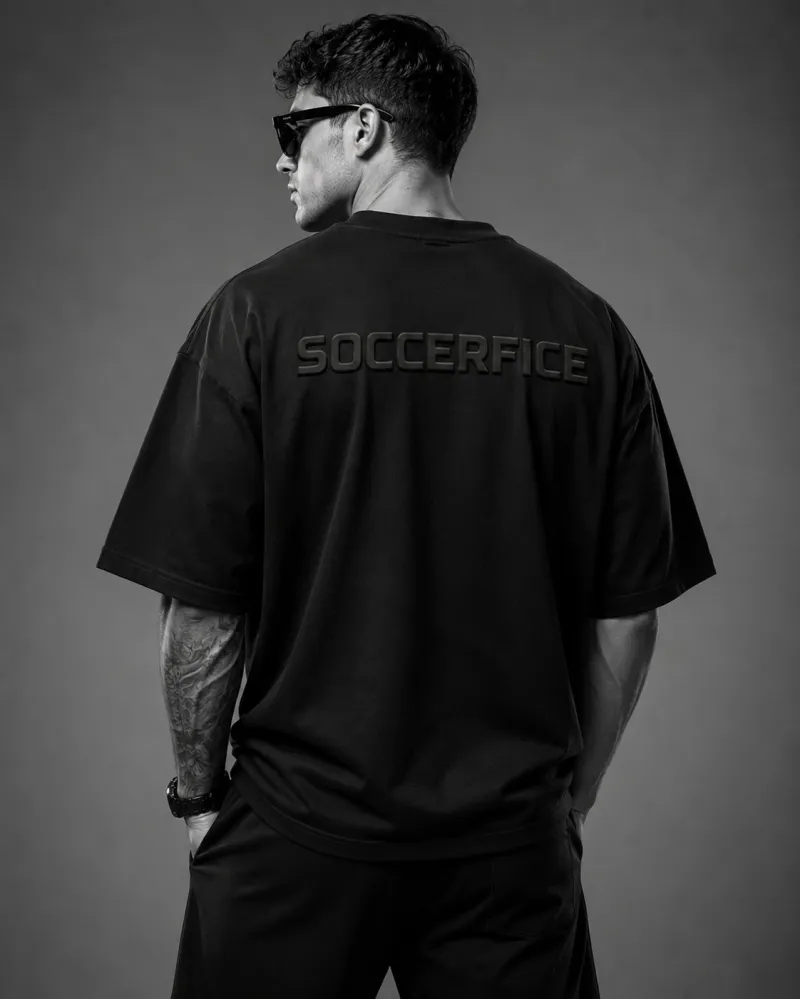 Premium Swag Tee - Black on Black (Alternate Back)