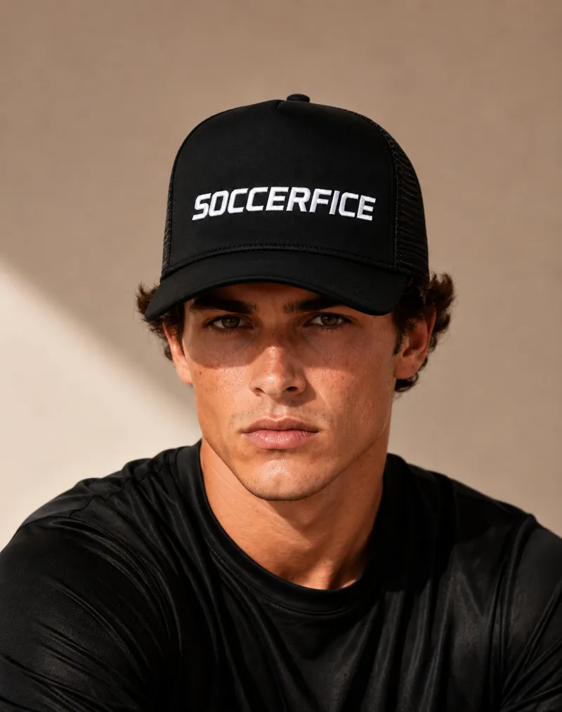 STRENGTH TRUCKER FOAM HAT (Black)