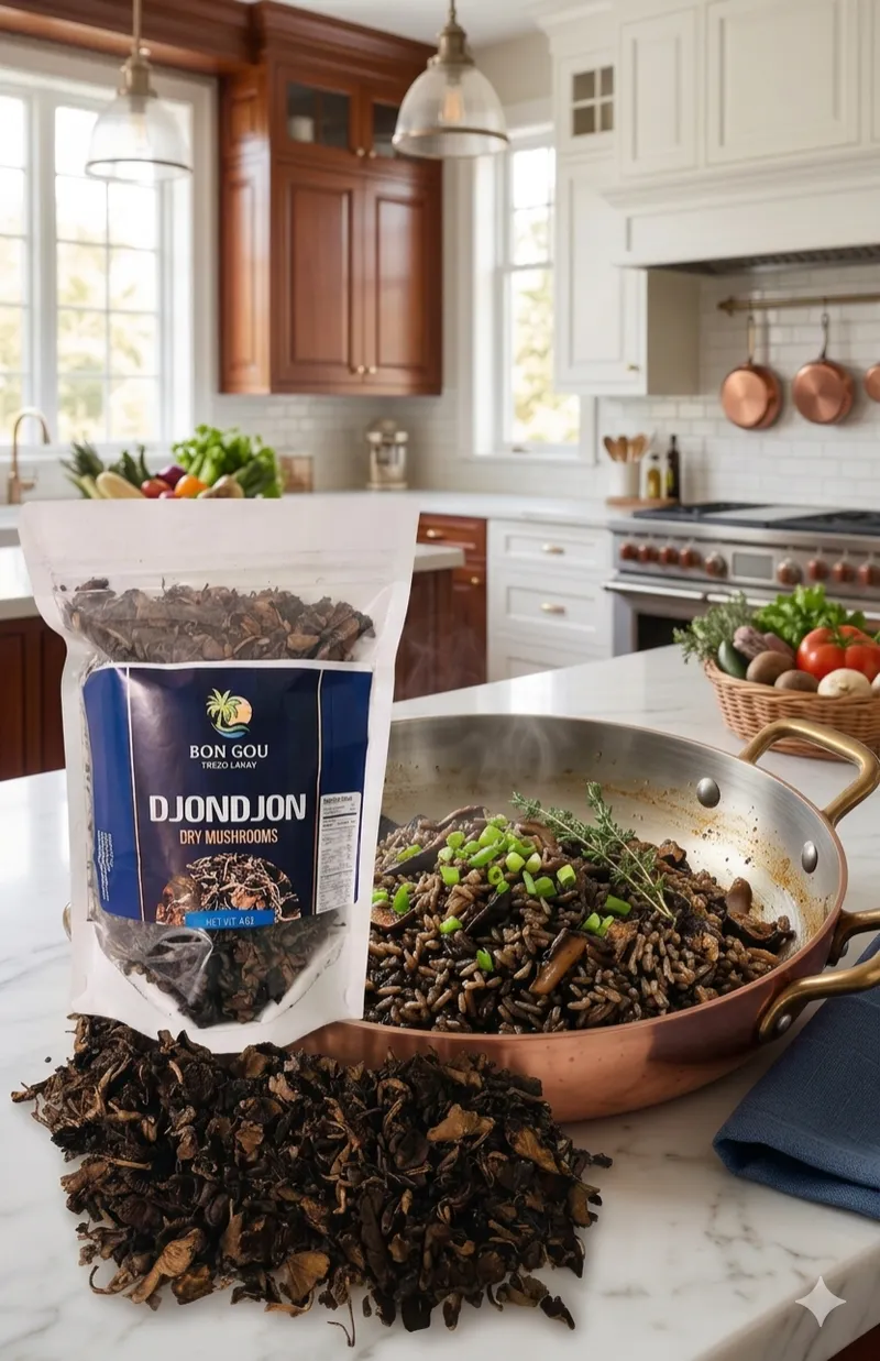 Haitain  Dried Mushroom /  Black DjonDjon
