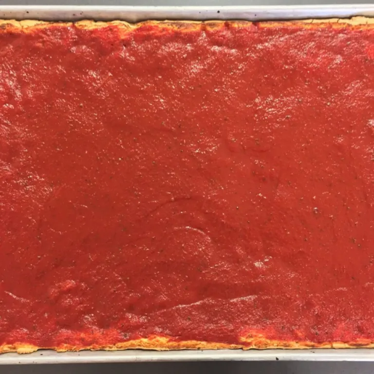 Plain Full Sheet Tomato Pie
