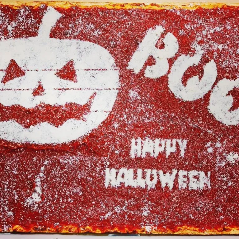 Halloween Tomato Pie #1