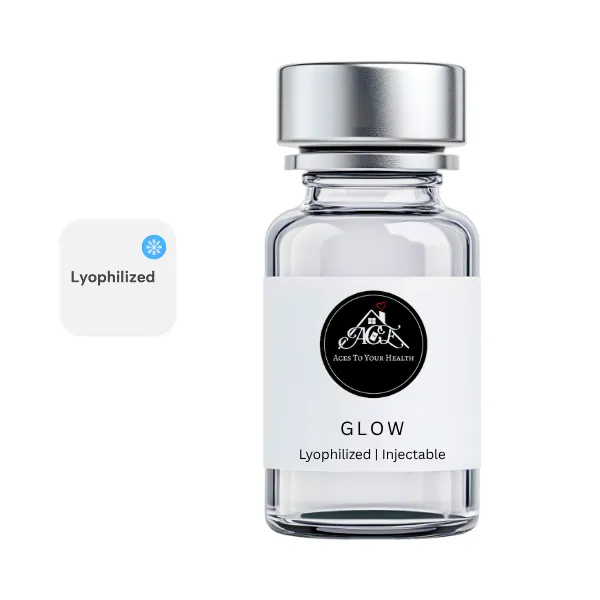 GLOW (BPC-157 / GHK-CU / TB-500)10mg/50mg/10mg/mL (3mL) - Lyophilized