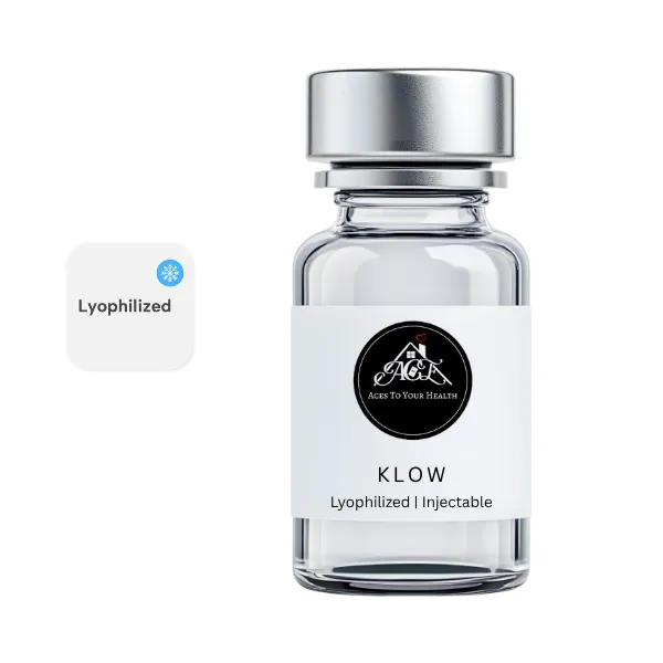 KLOW (BPC-157 / GHK-CU / TB-500 / KPV) 10mg/50mg/10mg/10mg/mL (3mL) - Lyophilized