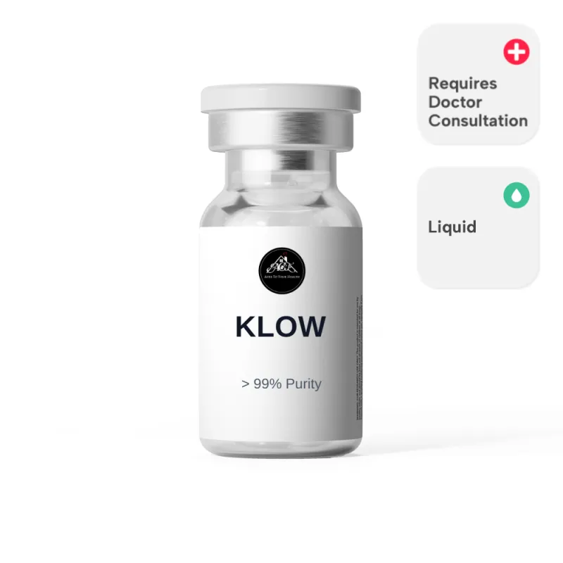 KLOW (BPC-157 / GHK-Cu / KPV / TB-500) 15/50/15/15mg (5mL) (Liquid)