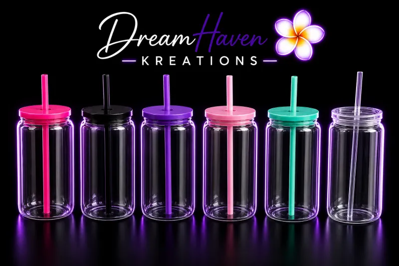16oz Glass Sublimation Tumbler 