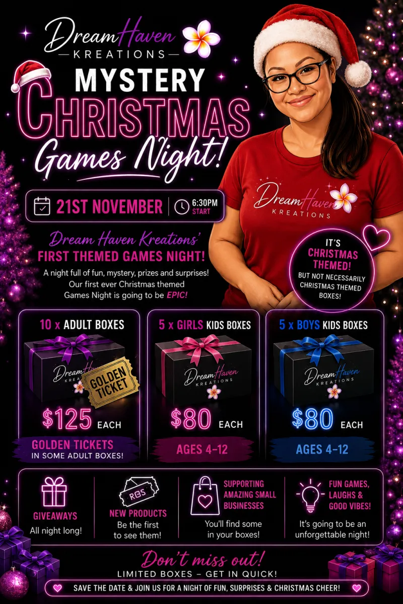 Mystery Christmas Games Night 2026 – Adult & Kids Mystery Boxes