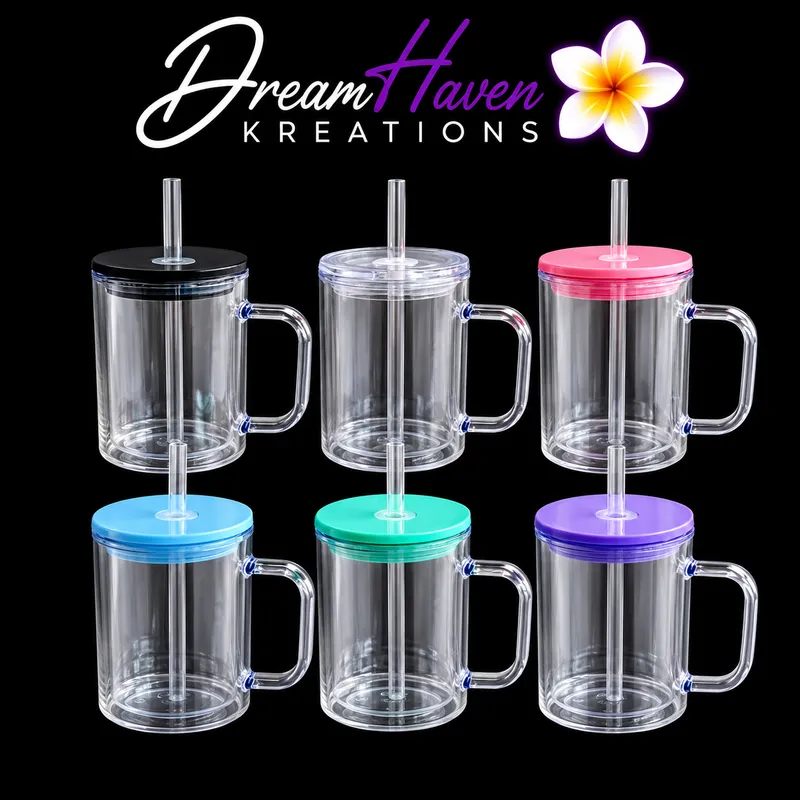 17oz Acrylic Snowglobe Mug - Coming Soon