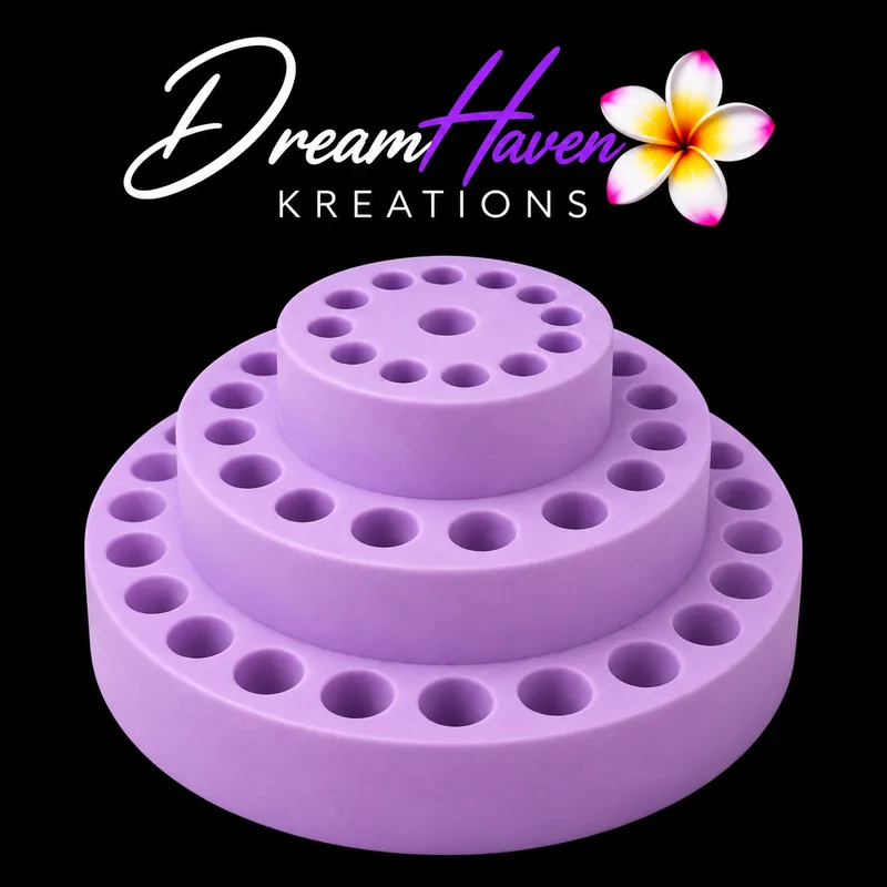 3-Tier Round Pen Holder Display