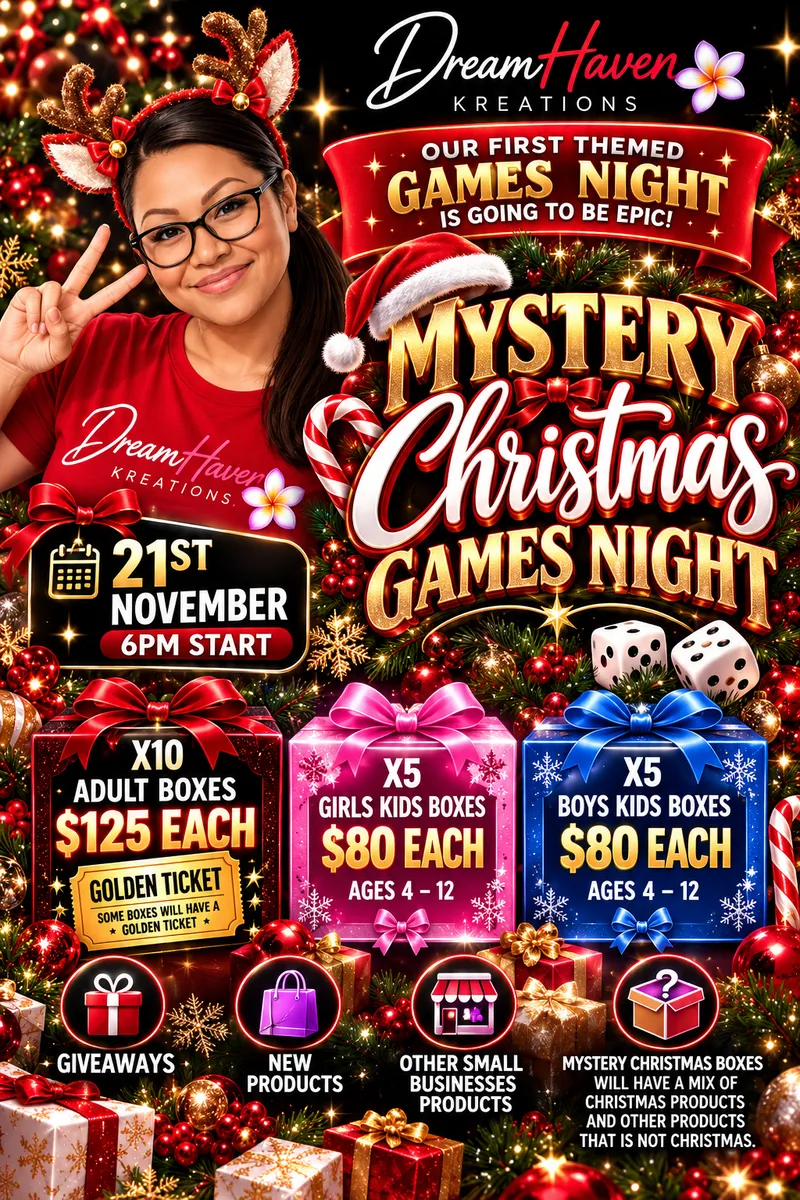Mystery Christmas Games Night 2026 – Adult & Kids Mystery Boxes