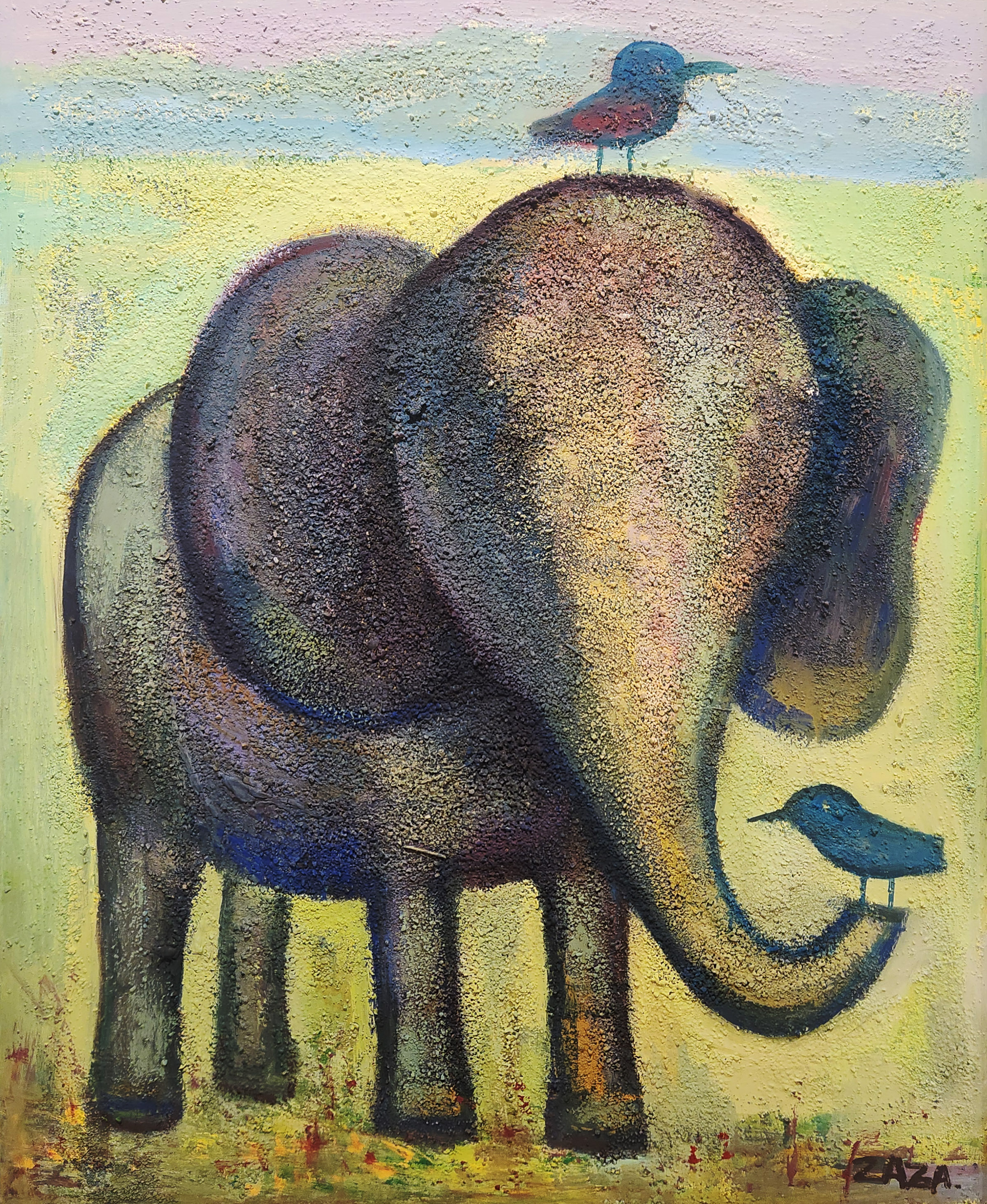 Zaza Khabuliani - Untitled Elephant