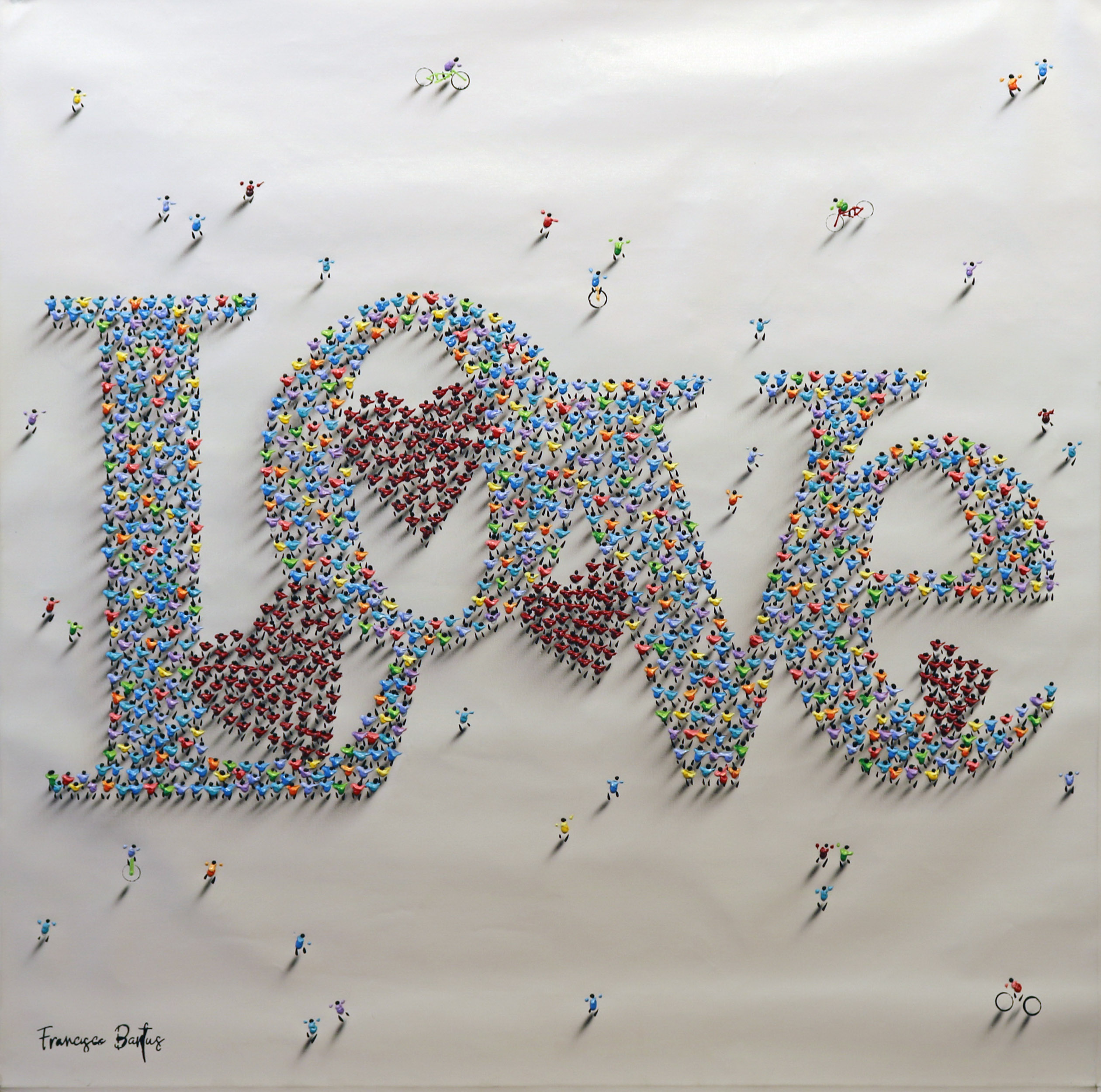 Bartus - Untitled LOVE 