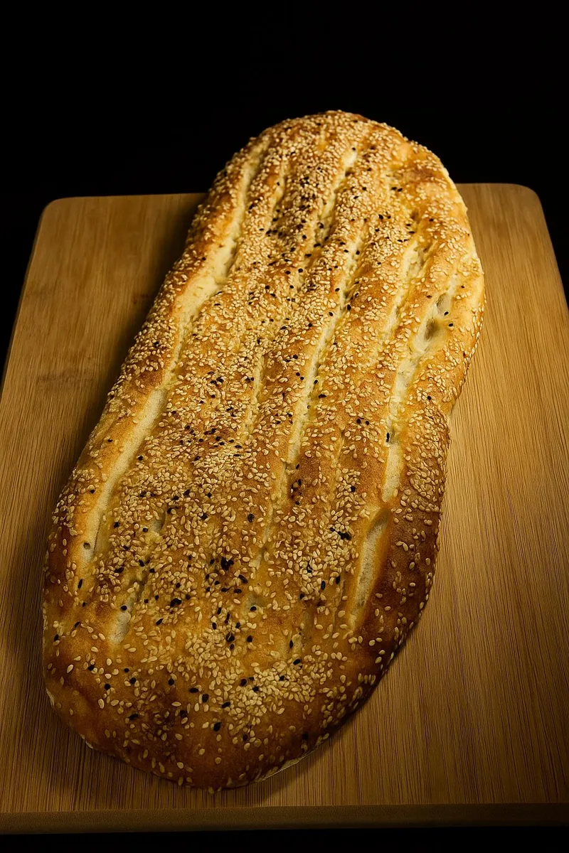 Traditional Persian Barbari Flat Bread