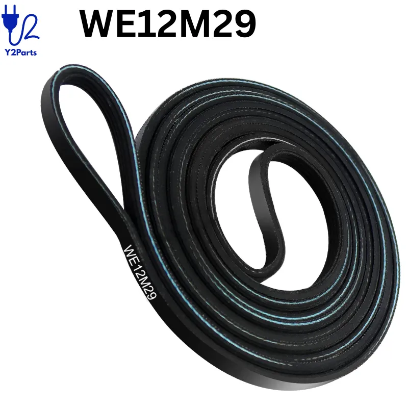 Y2PARTS WE12M29 Dryer Drum Belt Replacement for GE Hotpoint Dryers WE03X29897 WE12X21574