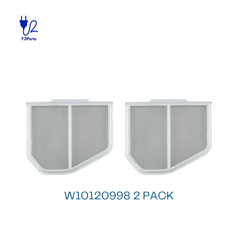 Y2Parts W10120998 Dryer Lint Screen Filter Replacement 2PK